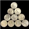 Image 2 : (10) Walking Liberty Half Dollars UNCIRCULATED