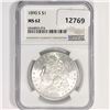 Image 1 : 1890-S Morgan Silver Dollar NGC-MS62