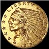 Image 1 : 1915 $2.50 Gold Quarter Eagle CLOSELY