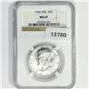 Image 1 : 1966 SMS Kennedy Half Dollar NGC-MS67