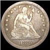 Image 1 : 1876-CC Seated Liberty Quarter NICELY CIRCULATED
