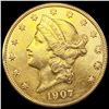 Image 1 : 1907-S $20 Gold Double Eagle UNCIRCULATED