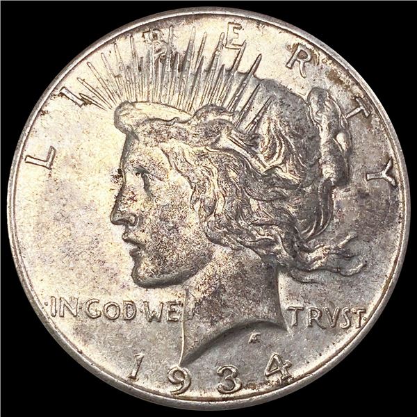 1934-D Silver Peace Dollar NEARLY UNCIRCULATED