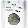 Image 1 : 1832 Capped Bust Half Dollar NNC-AU50