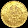 Image 2 : 1881 Argentina Gold 5 Pesos UNCIRCULATED