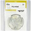 Image 1 : 1926 Silver Peace Dollar PGA-MS60