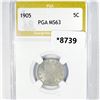 1905 Liberty Victory Nickel PGA-MS63