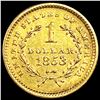 Image 2 : 1853 Rare Gold Dollar UNCIRCULATED