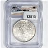 1923 Silver Peace Dollar ICG-MS65+