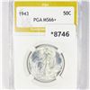 1943 Walking Liberty Half Dollar PGA-MS66+