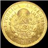 Image 2 : 1881 Argentina Gold 5 Pesos UNCIRCULATED