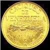 Image 2 : 16th Century Venezuela Gold Bolivar UNCIRCULATED