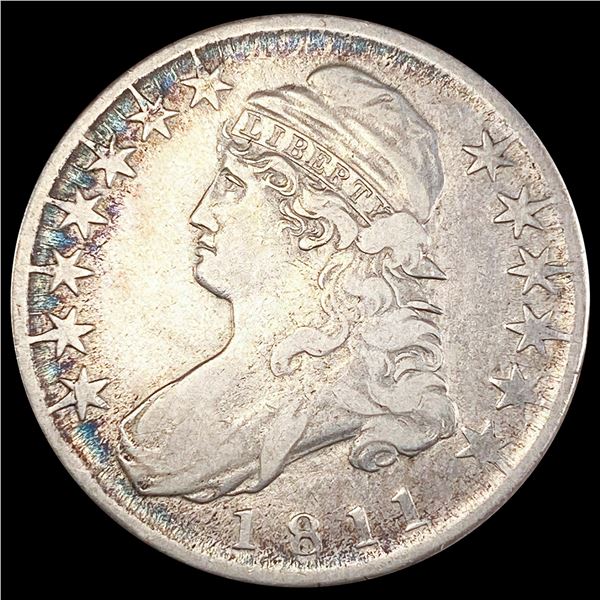 1811 Liberty Head Half Dollar LIGHTLY CIRCULATED