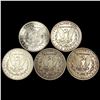 Image 2 : (5) Morgan Silver Dollars NEARLY UNCIRCULATED