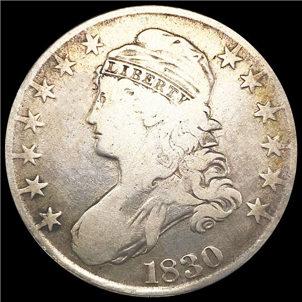 1830 Capped Bust Half Dollar NICELY CIRCULATED