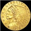 Image 1 : 1909 $2.50 Gold Quarter Eagle CLOSELY