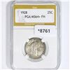 Image 1 : 1928 Standing Liberty Quarter PGA-MS64+ FH