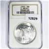 Image 1 : 1925 Silver Peace Dollar NGC-MS65