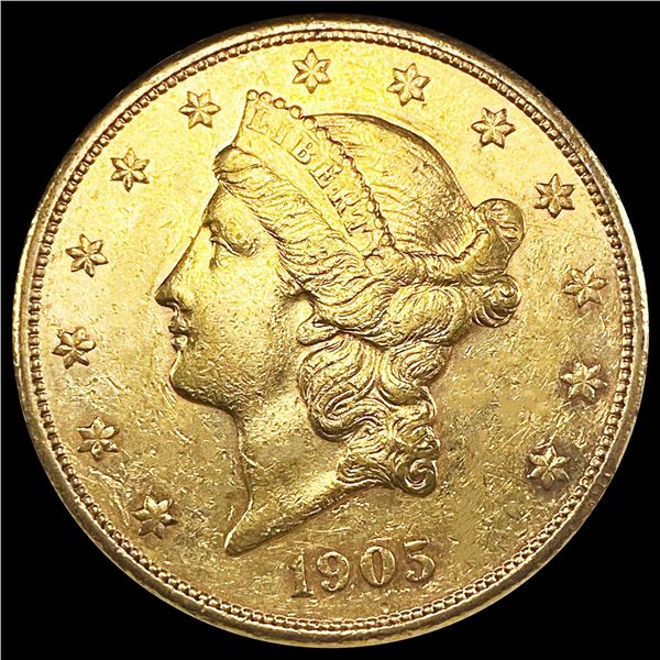 1905-S $20 Gold Double Eagle UNCIRCULATED