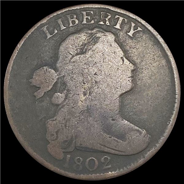 1802 No Stars Large Cent NICELY CIRCULATED