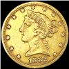 Image 1 : 1882 $5 Gold Half Eagle ABOUT UNCIRCULATED