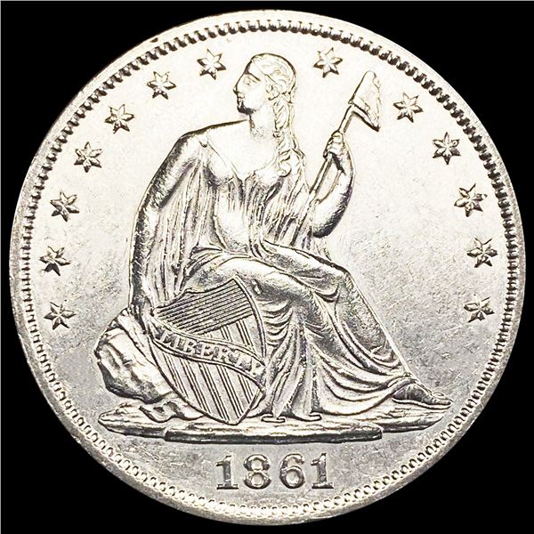 1861 Seated Liberty Half Dollar UNCIRCULATED