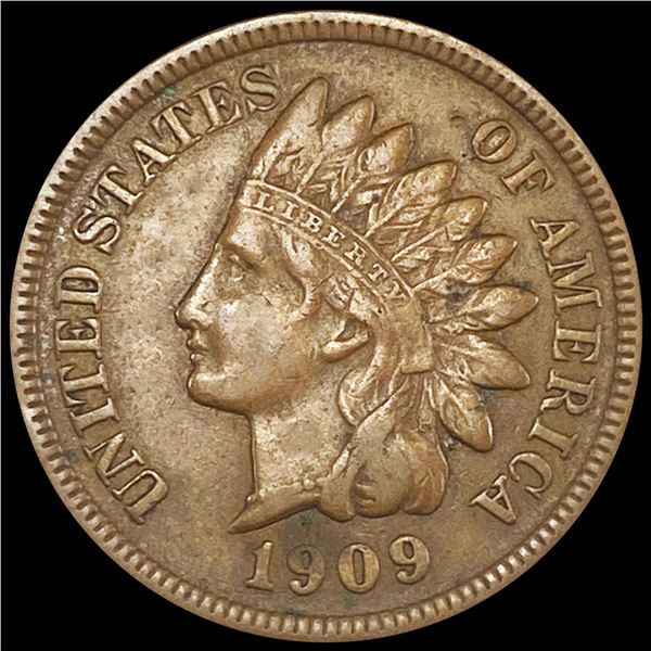 1909-S Indian Head Cent ABOUT UNCIRCULATED