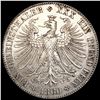 Image 2 : 1860 German Frankfurt Thaler CLOSELY UNCIRCULATED