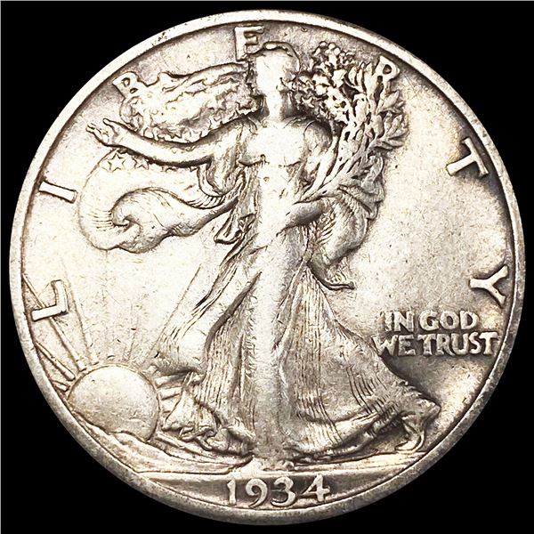 1934-S Walking Liberty Half Dollar LIGHTLY CIRC