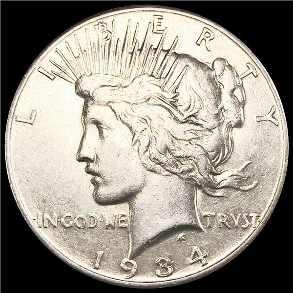 1934-S Silver Peace Dollar CLOSELY UNCIRCULATED