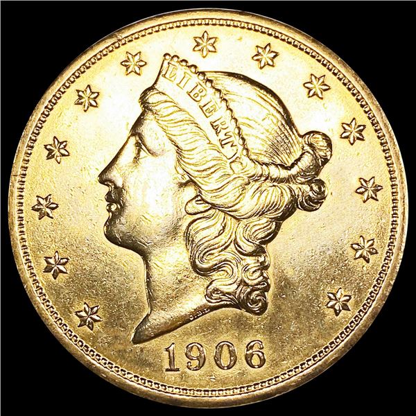 1906-D $20 Gold Double Eagle UNCIRCULATED