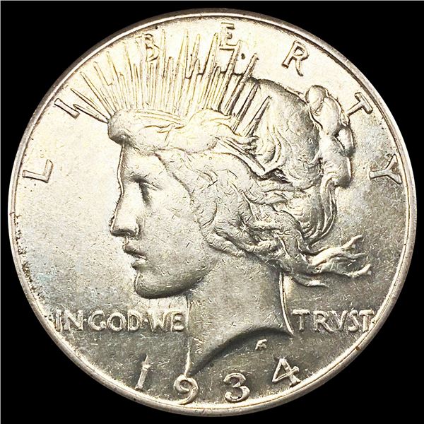1934-S Silver Peace Dollar CLOSELY UNCIRCULATED