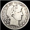 Image 1 : 1893-S Barber Half Dollar NICELY CIRCULATED