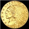 Image 1 : 1909 $2.50 Gold Quarter Eagle CLOSELY
