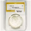 Image 1 : 1890-CC Morgan Silver Dollar PGA-MS64 PL