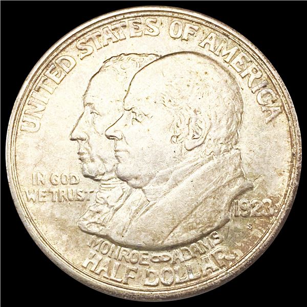 1923 Monroe Half Dollar NEARLY UNCIRCULATED