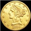 Image 1 : 1886-S $5 Gold Half Eagle UNCIRCULATED