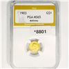 Image 2 : 1903 McKinley Gold Dollar PGA-MS65