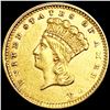 Image 1 : 1861 Rare Gold Dollar UNCIRCULATED