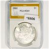 Image 2 : 1882 Morgan Silver Dollar PGA-MS64