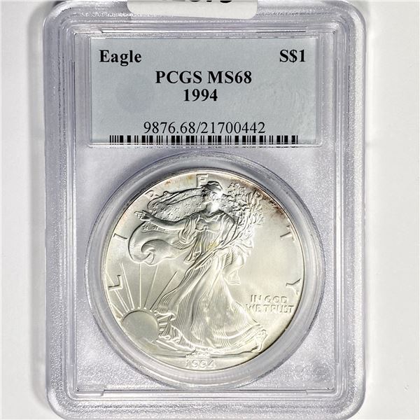 1994 American Silver Eagle PCGS-MS68