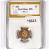 Image 1 : 1895 RPD S-1 Indian Head Cent PGA-PR66+ RED