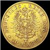 Image 2 : 1880 German Prussia Gold 10 Mark ABOUT UNC