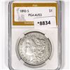 1892-S Morgan Silver Dollar PGA-AU53