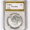 Image 1 : 1900-S Morgan Silver Dollar PGA-MS64