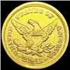 Image 2 : 1850 $2.50 Gold Quarter Eagle ABOUT UNCIRCULATED