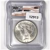 Image 1 : 1922 Silver Peace Dollar ICG-MS65+