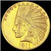 Image 1 : 1911 $10 Gold Eagle ABOUT UNCIRCULATED