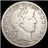 Image 1 : 1901-S Barber Half Dollar NICELY CIRCULATED