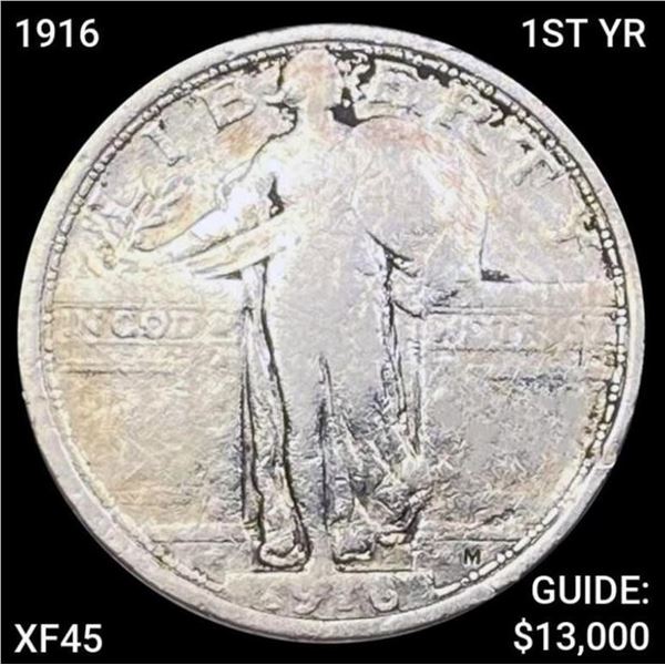 1916 Standing Liberty Quarter LIGHTLY CIRCULATED